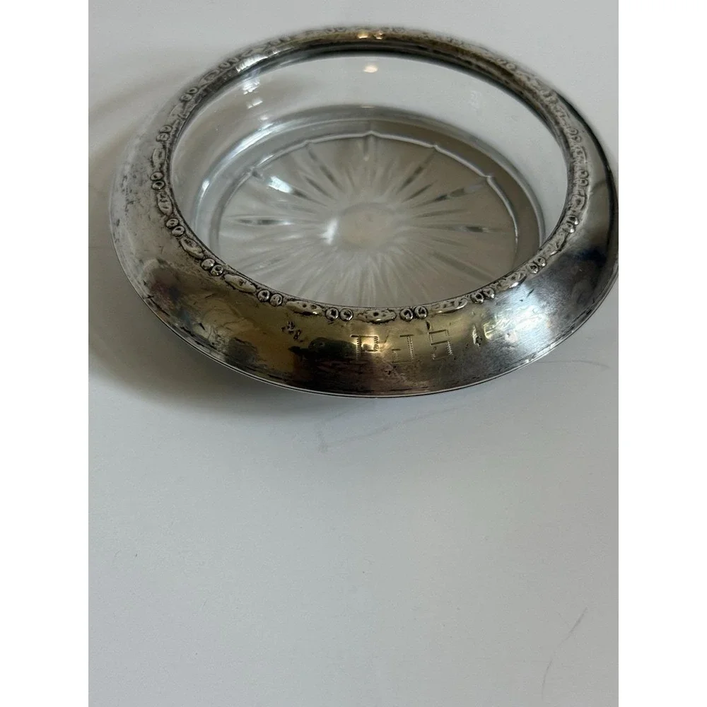 Amston Silver coaster ashtray